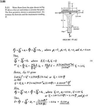 Solucionario 4th Fundamentos Mecanica dos Fluidos Munson