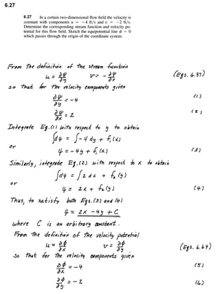 Solucionario 4th Fundamentos Mecanica dos Fluidos Munson