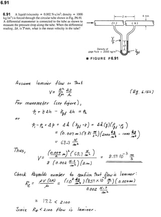 Solucionario 4th Fundamentos Mecanica dos Fluidos Munson