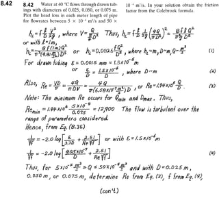 Solucionario 4th Fundamentos Mecanica dos Fluidos Munson