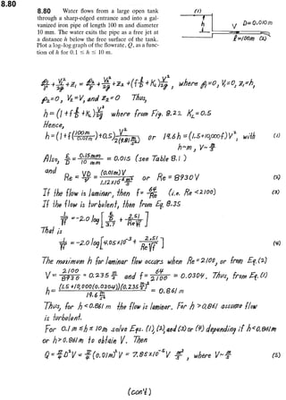 Solucionario 4th Fundamentos Mecanica dos Fluidos Munson