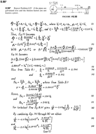 Solucionario 4th Fundamentos Mecanica dos Fluidos Munson