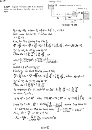 Solucionario 4th Fundamentos Mecanica dos Fluidos Munson