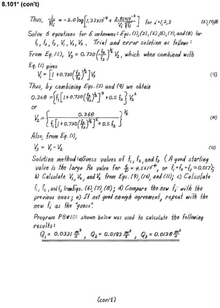 Solucionario 4th Fundamentos Mecanica dos Fluidos Munson