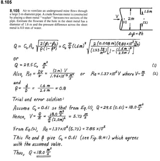 Solucionario 4th Fundamentos Mecanica dos Fluidos Munson