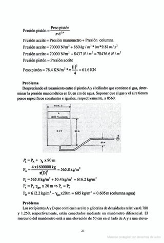 Solucionario Mecanica de fluidos e hidraulica - Giles