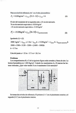 Solucionario Mecanica de fluidos e hidraulica - Giles