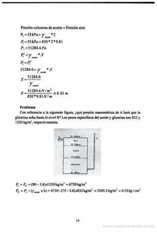 Solucionario Mecanica de fluidos e hidraulica - Giles