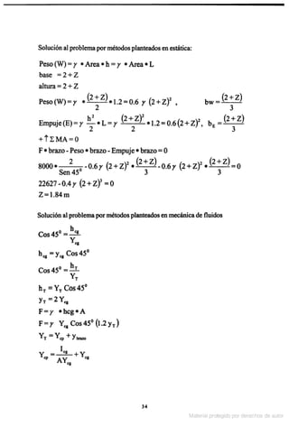 Solucionario Mecanica de fluidos e hidraulica - Giles