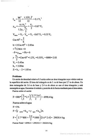 Solucionario Mecanica de fluidos e hidraulica - Giles
