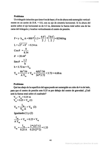 Solucionario Mecanica de fluidos e hidraulica - Giles