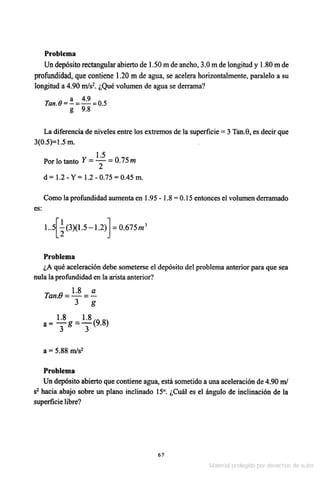 Solucionario Mecanica de fluidos e hidraulica - Giles