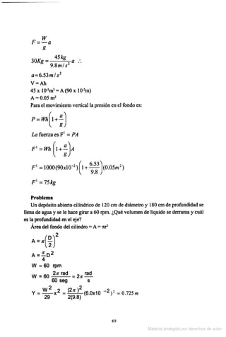 Solucionario Mecanica de fluidos e hidraulica - Giles