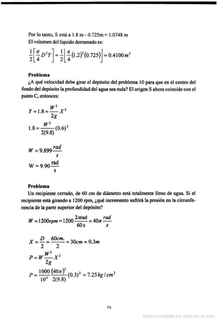 Solucionario Mecanica de fluidos e hidraulica - Giles
