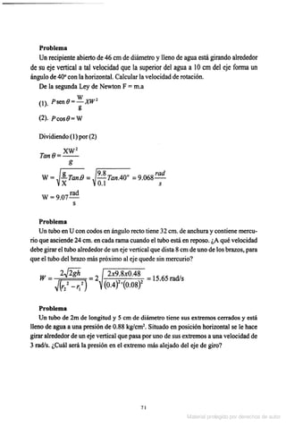 Solucionario Mecanica de fluidos e hidraulica - Giles