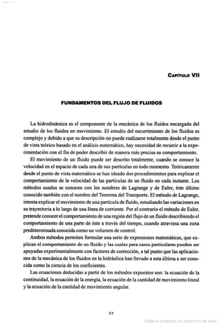 Solucionario Mecanica de fluidos e hidraulica - Giles