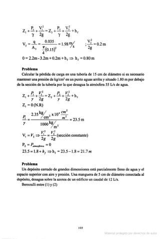 Solucionario Mecanica de fluidos e hidraulica - Giles