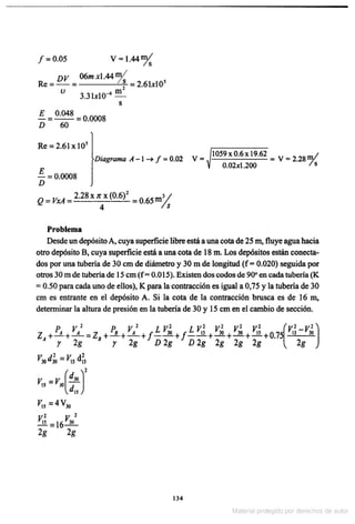 Solucionario Mecanica de fluidos e hidraulica - Giles