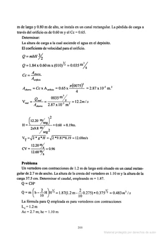 Solucionario Mecanica de fluidos e hidraulica - Giles