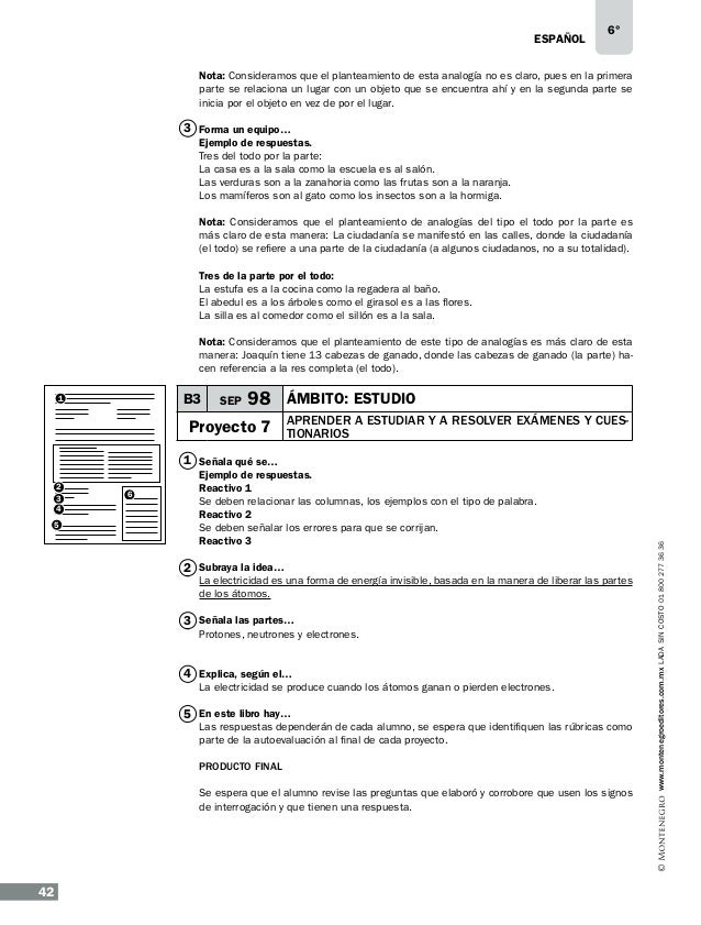 Featured image of post Libro De Espa ol Sexto Grado Pagina 66 Contestado 5 mejores p ginas de cursos online