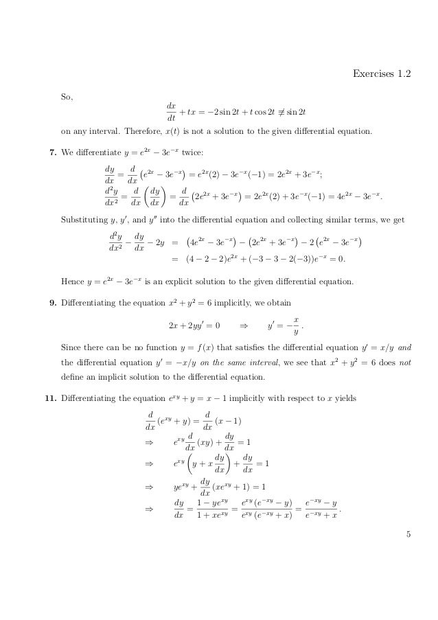 Solucionario De Ecuaciones Diferenciales Y Problemas Con Valores En L