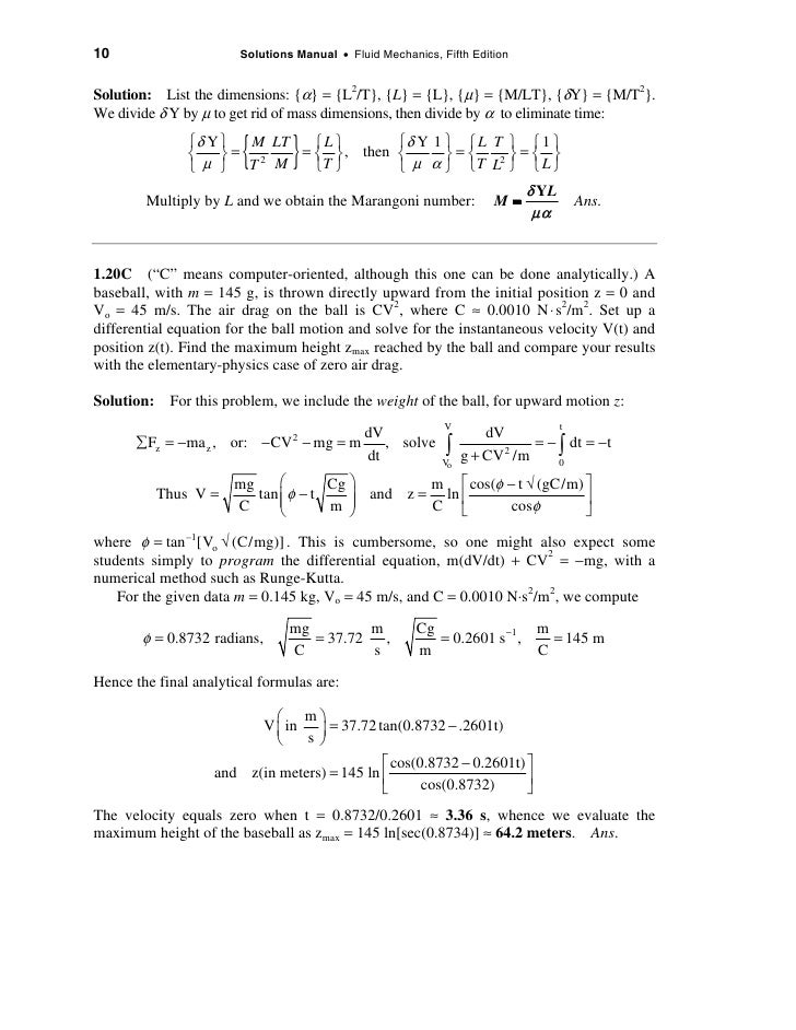 Solucionario De Fluidos White