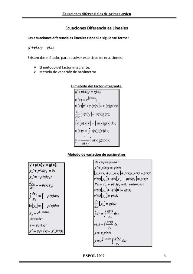 Solucionario Ecuaciones Diferenciales
