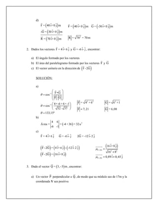 SOLUCIONARIO FÍSICA VECTORIAL