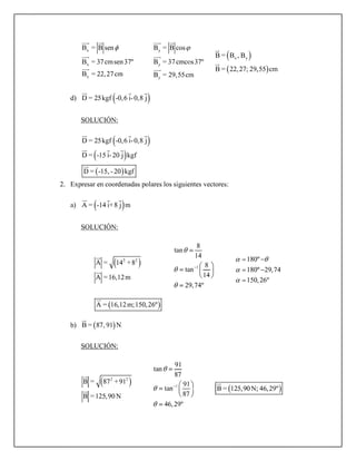 SOLUCIONARIO FÍSICA VECTORIAL