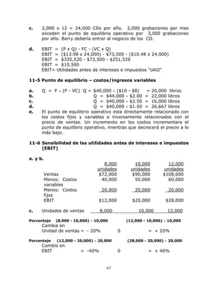 Solucionario principios de Administración financiera 11 edición Gitman ...