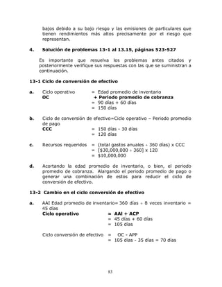 Solucionario principios de Administración financiera 11 edición Gitman ...