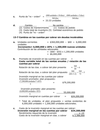 Solucionario principios de Administración financiera 11 edición Gitman ...