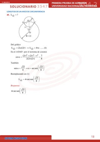 Solucionario UNI- 2014-2 - Matemática