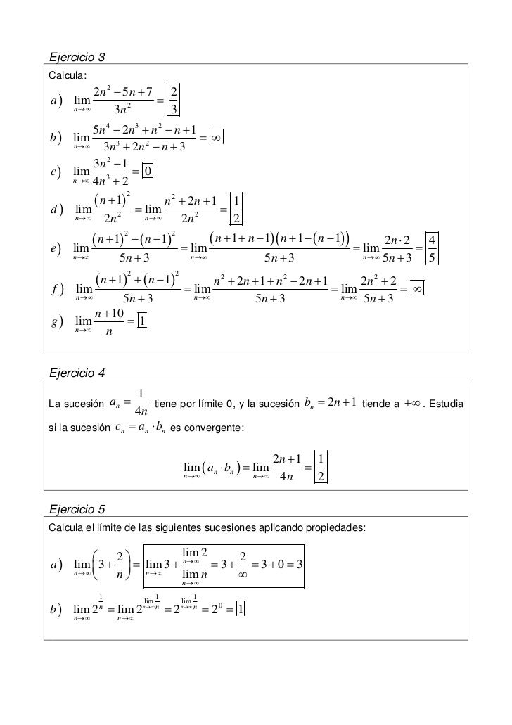Solucion De Ejercicios De Limites 2