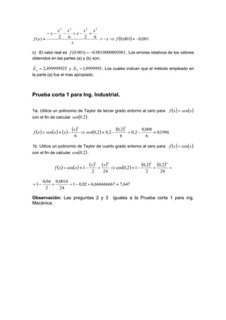 Soluciones De Prueba Corta 1