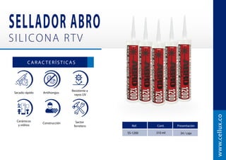 Medidas U/E Presentación
30
50mm x 5 m
Adhesión
superior
Escaleras
Resistente
al rasgado
Centros
comerciales
Accesos
con rampas
Tránsito
medio
C A R A C T E R Í S T I C A S
Espesor: 900 micras
Referencia: C-640
www.cellux.co
24
12
50 mm x 10 m
50 mm x 20 m
E�queta
C-640
x50mm
5metros
ANTIDESLIZANTE
Cinta
Negra
P
R
O
F
E
S
I
O
N
A
L
EVITAR deslizamientosyresbalonesen:
Pasillos,Escaleras,AreasdeProducción,Rampas,etc.
C-640
x50mm
20metros
ANTIDESLIZANTE
Cinta
Negra
I
N
D
U
S
TRIAL
EVITAR deslizamientosyresbalonesen:
Pasillos,Escaleras,AreasdeProducción,Rampas,etc.
 