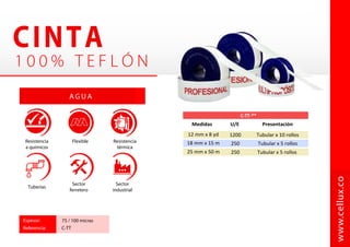Mantenimiento
Sector
automotriz
    
       
C A R A C T E R Í S T I C A S
SL-900
www.cellux.co
10 oz / 283 g 12 / caja
Ref. Cont. Presentación
Lubrica
y protege
Desplaza
la humedad
Dieléctrico
anticonductor
 