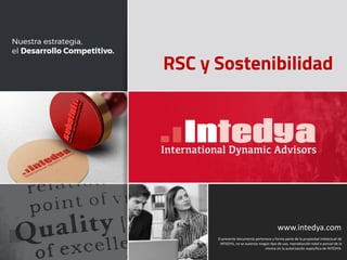 Soluciones competitivas rsc y sostenibilidad 
