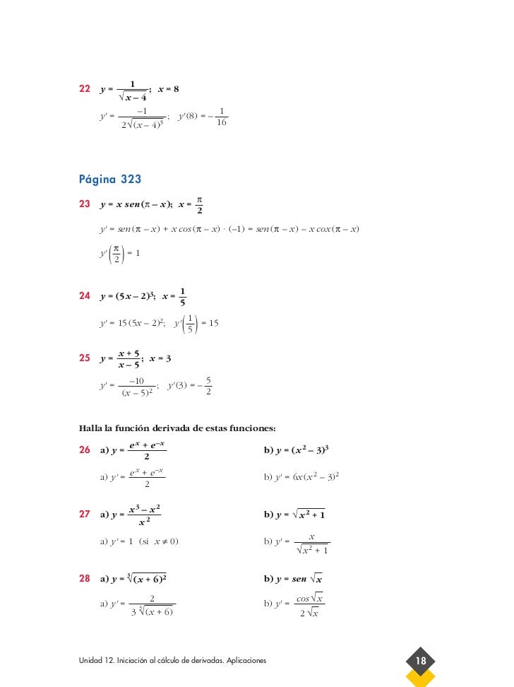 Soluciones Derivadas