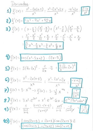 Soluciones derivadas