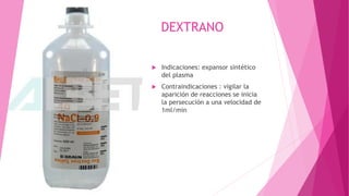 Dextrano Inyectable Soluciones endovenosas | PPTX