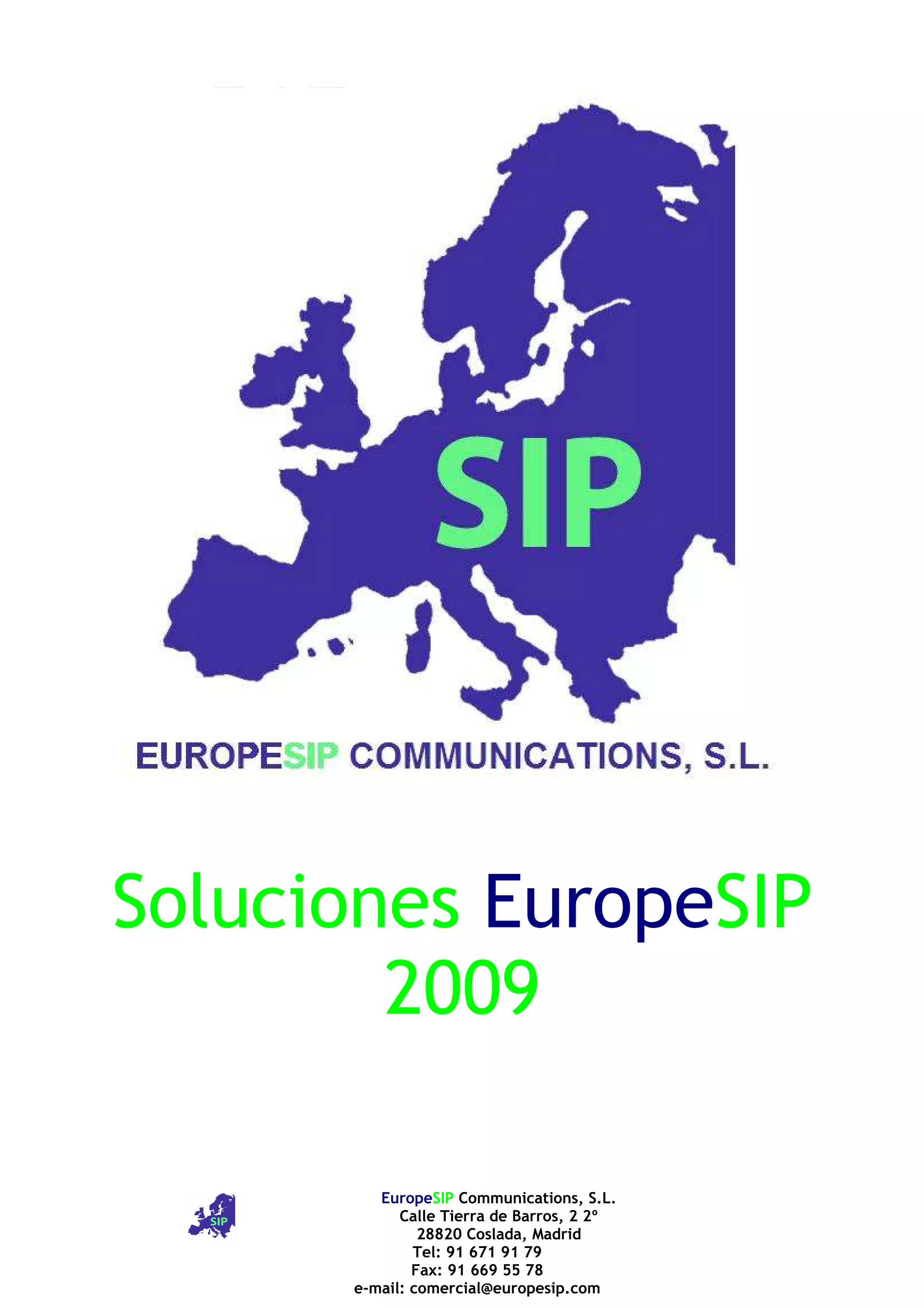Soluciones Europe Sip 2009