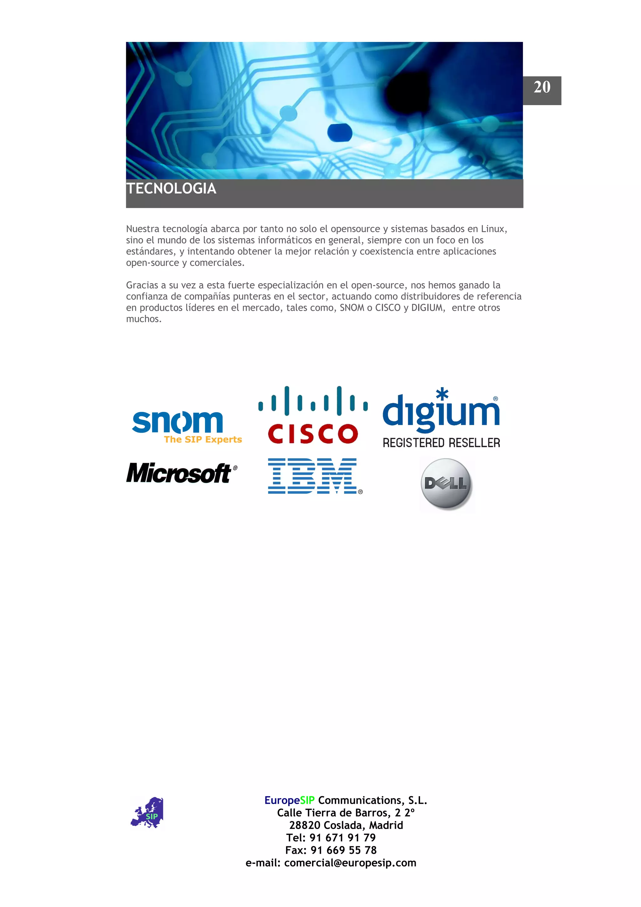 Soluciones Europe Sip 2009