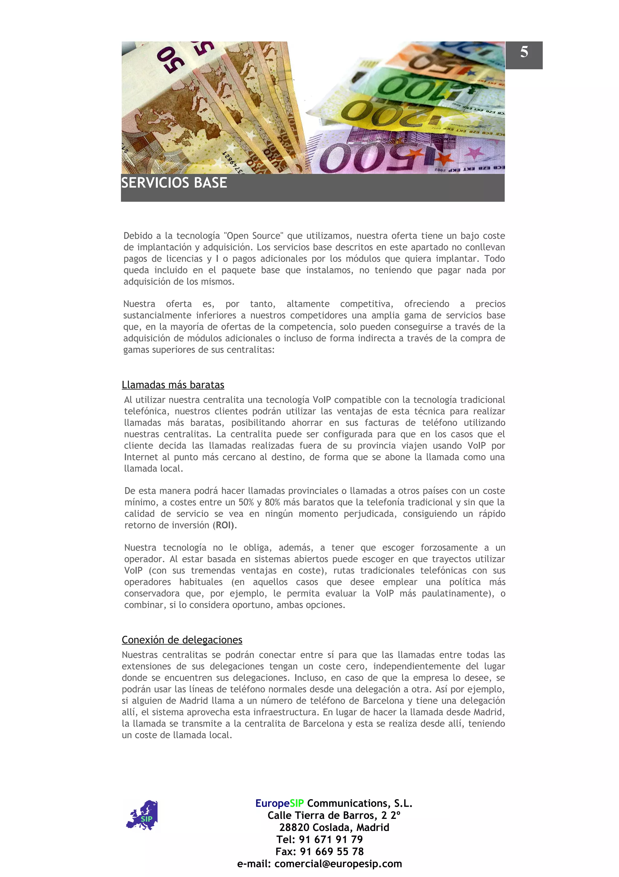 Soluciones Europe Sip 2009