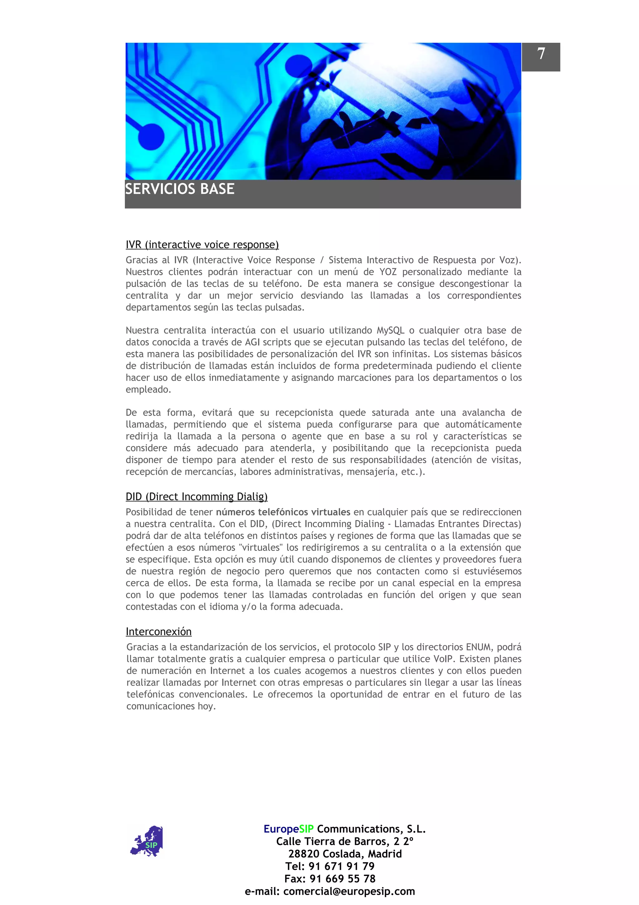 Soluciones Europe Sip 2009