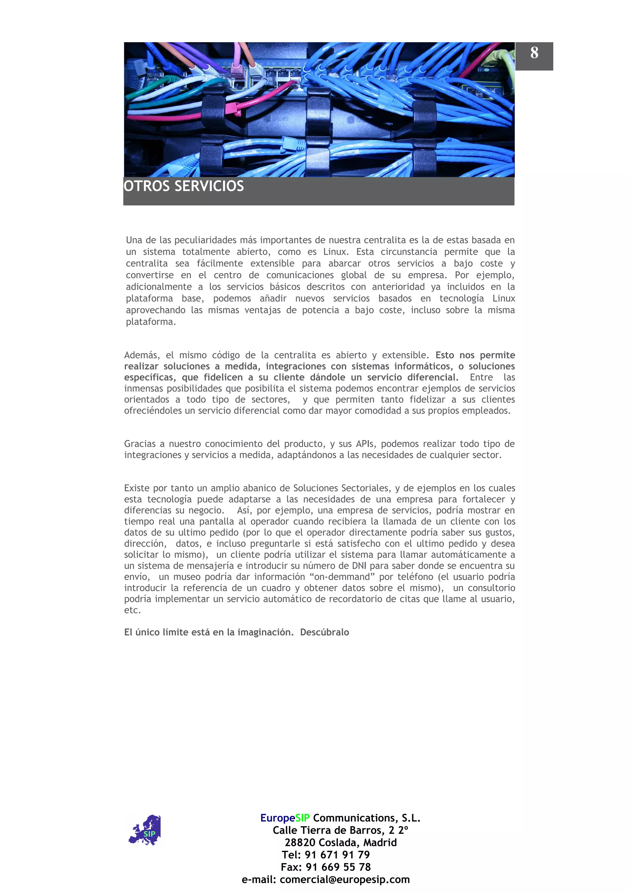 Soluciones Europe Sip 2009