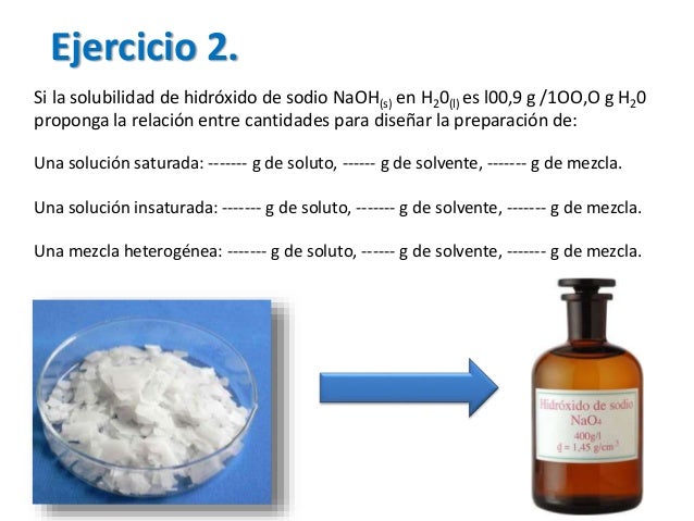 Soluciones (Soluto + Solvente)