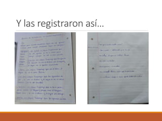 Y las registraron así… 
 