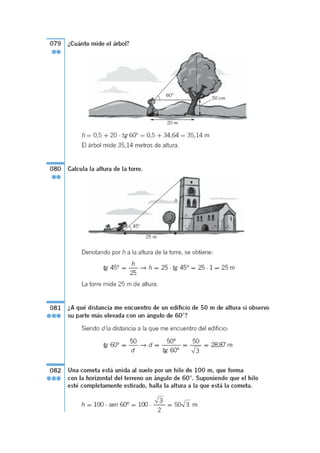 Soluciones trigonometra