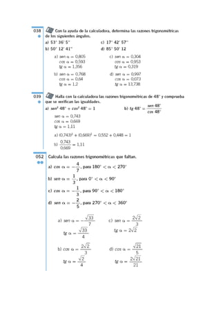 Soluciones trigonometra
